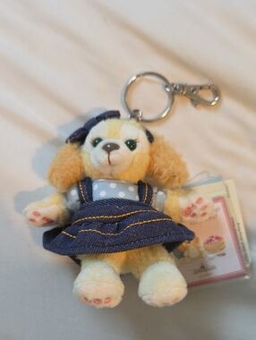 Hong Kong Disneyland Duffy And Friends Cookieann Plush Keychain